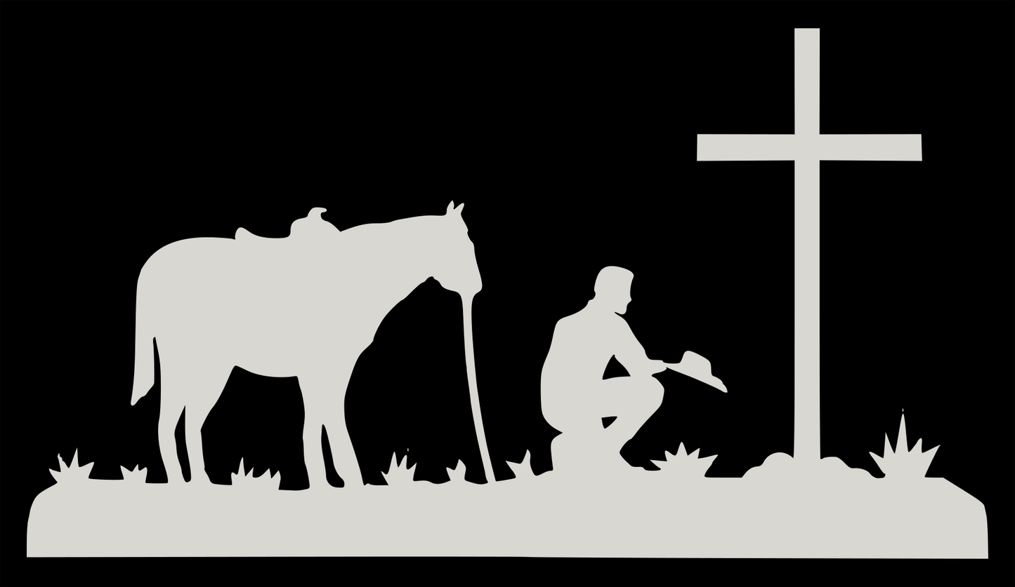 Cowboy at the Cross