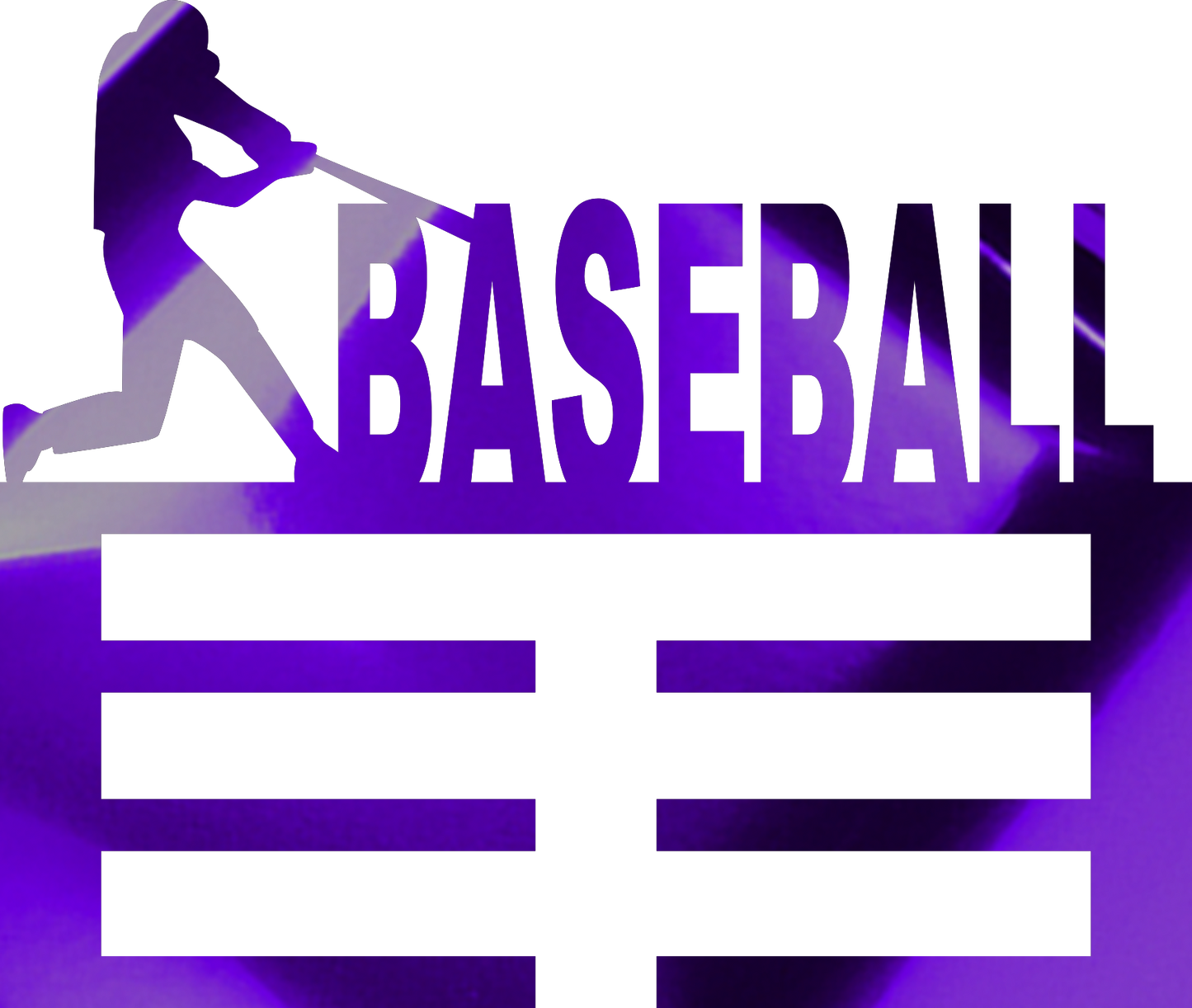 Baseball metal holder