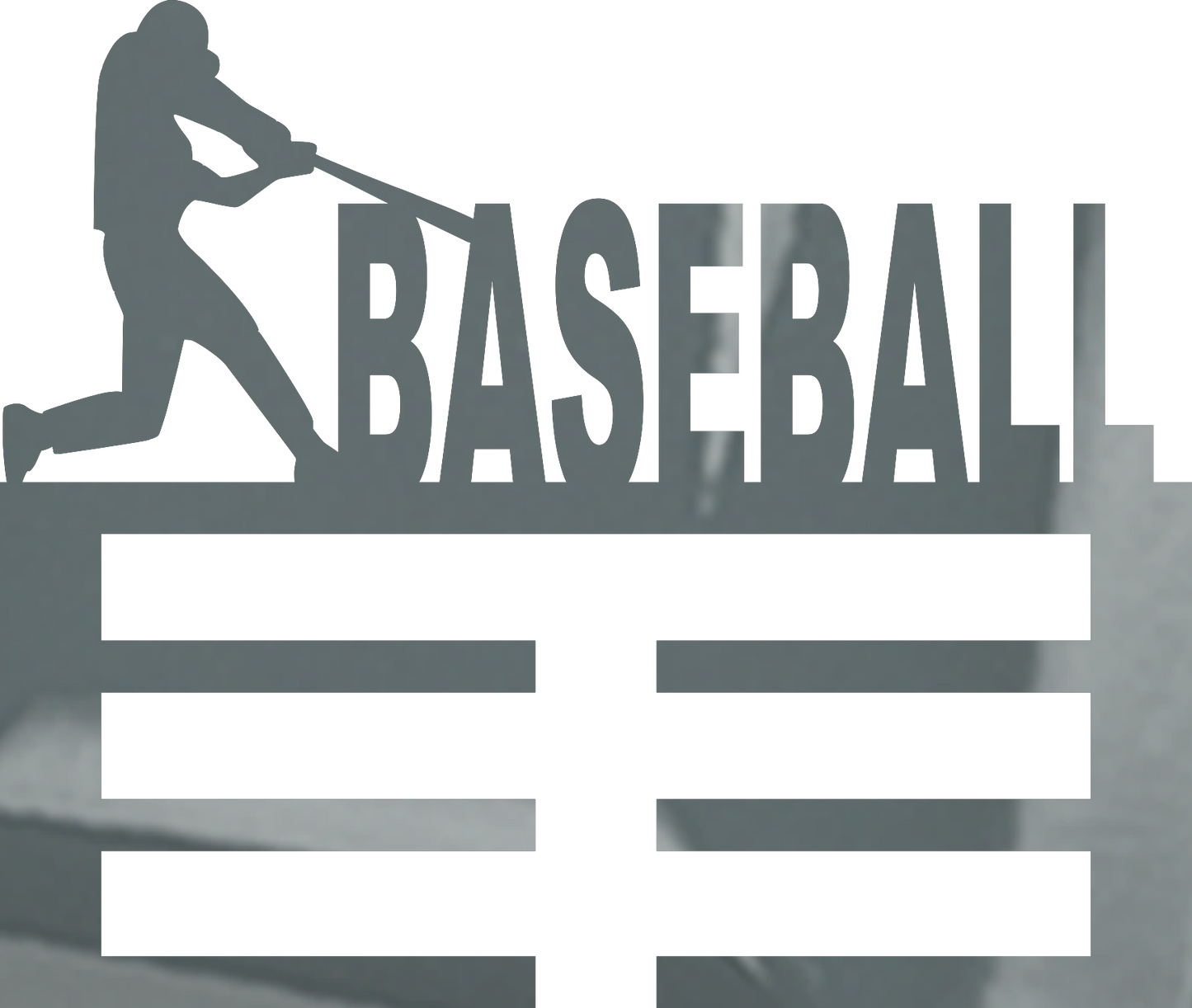 Baseball metal holder