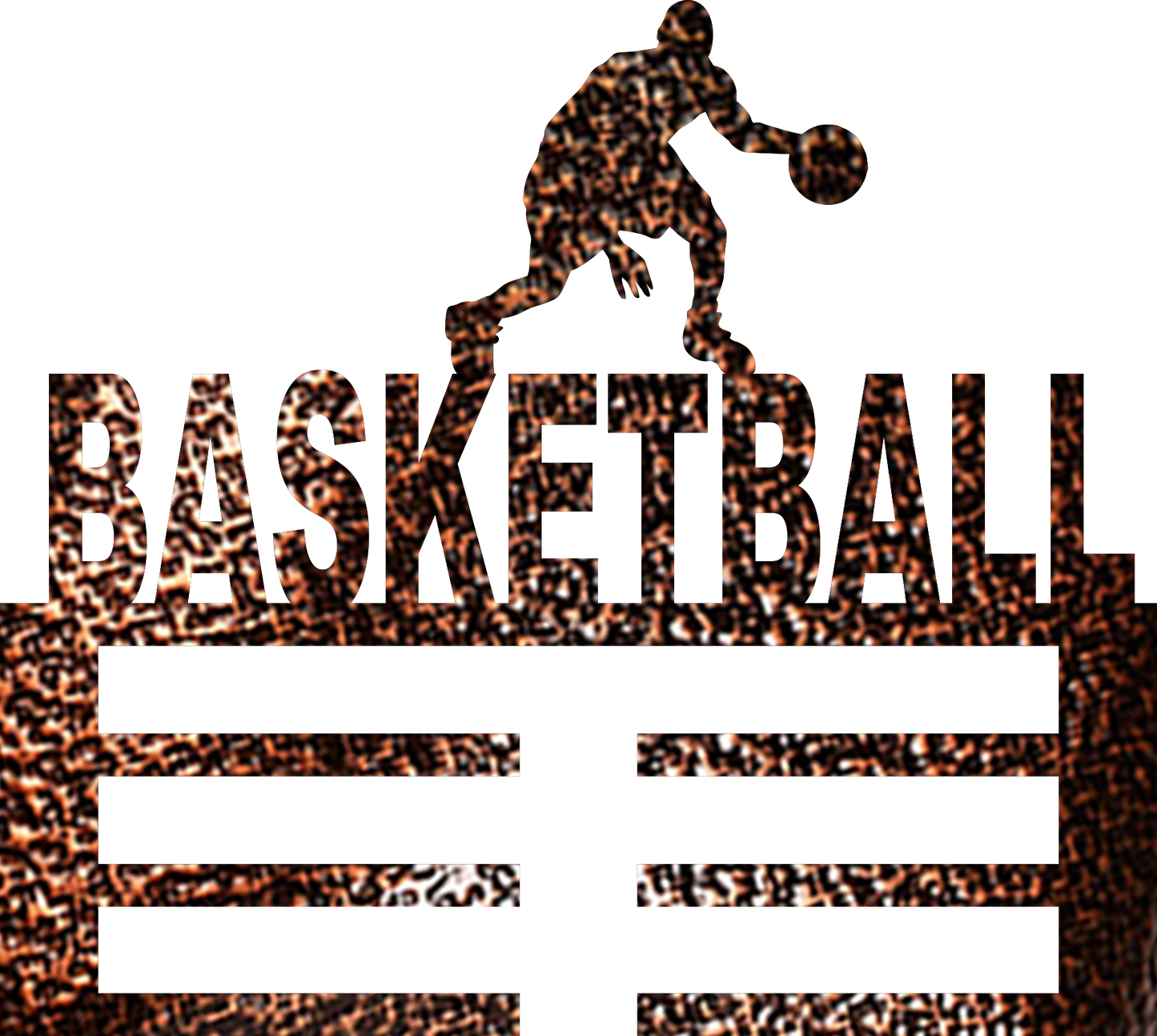 Boy Basketball metal holder