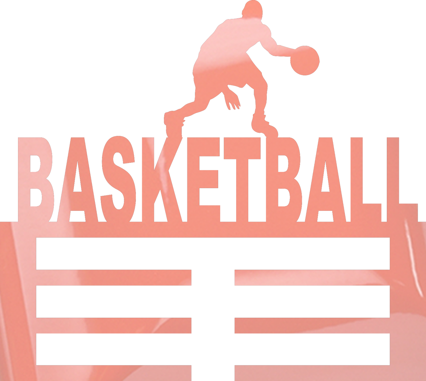 Boy Basketball metal holder