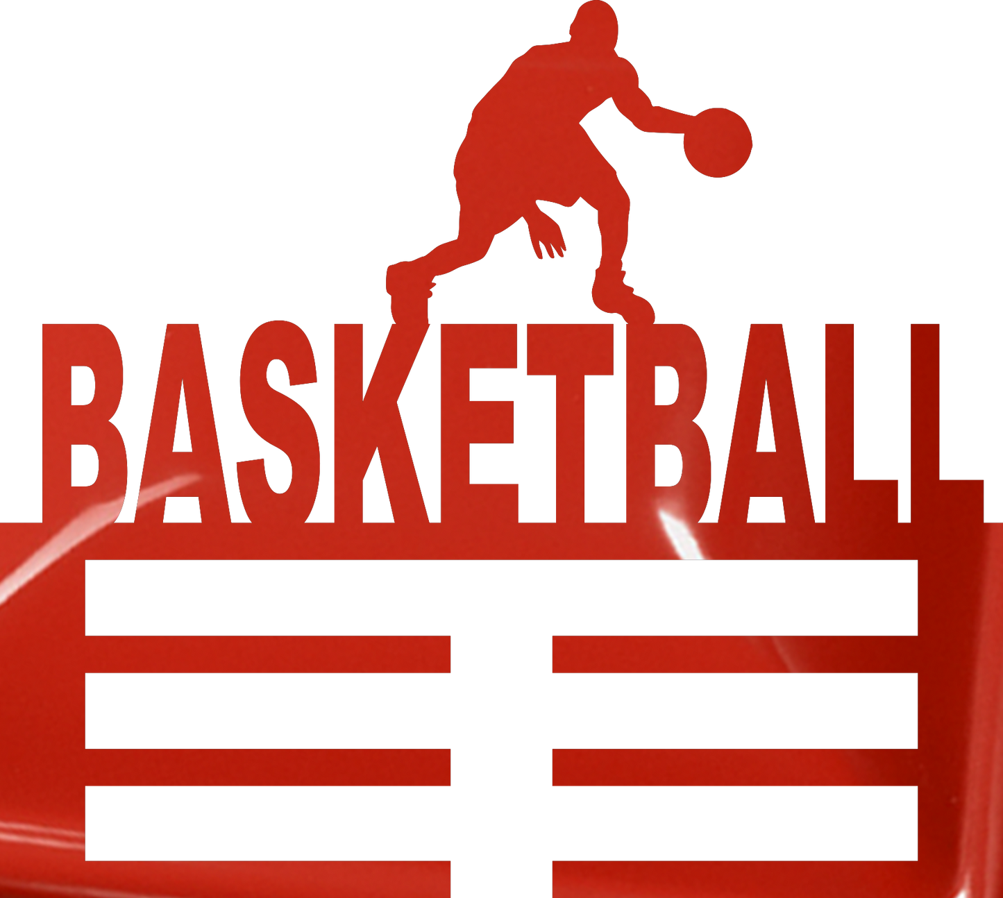 Boy Basketball metal holder