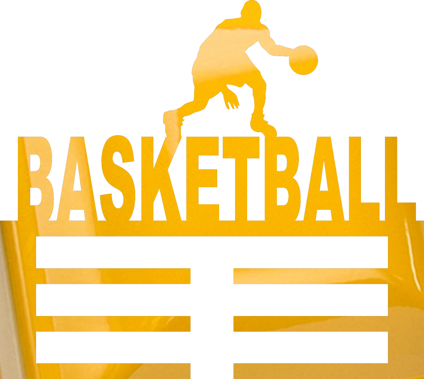 Boy Basketball metal holder