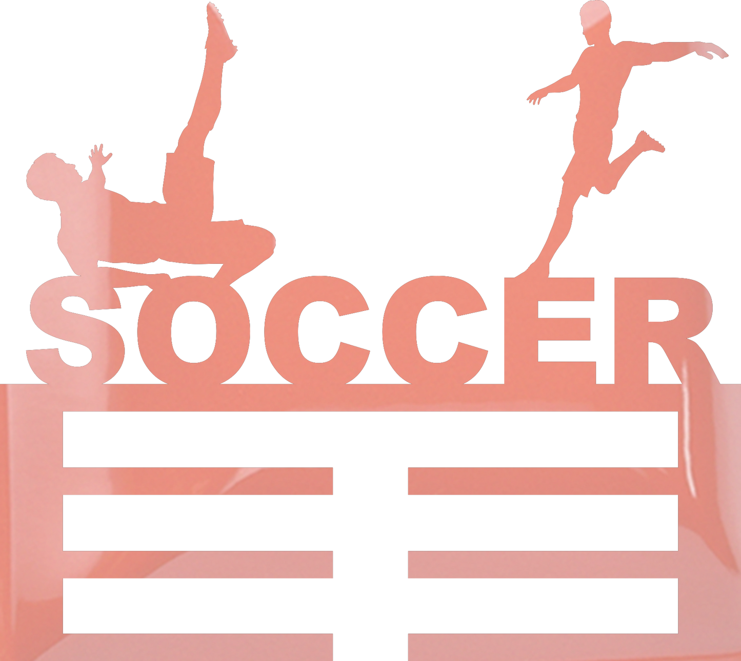 Boy soccer metal Holder